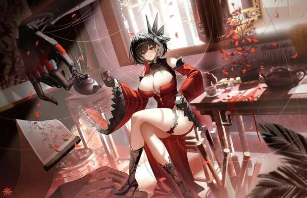 Big Breasts Hentai Poster 2