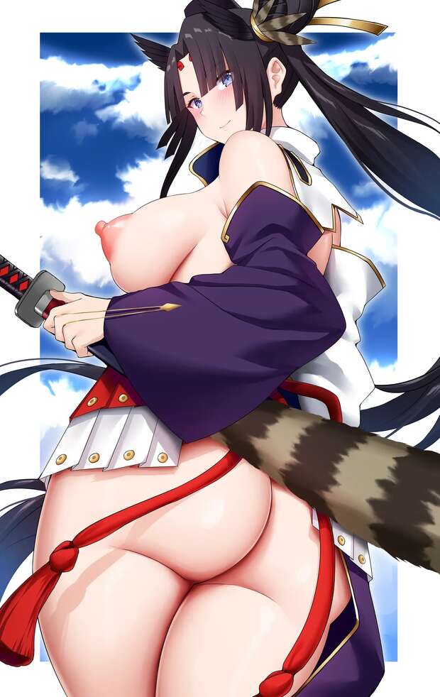 Ushiwakamaru's Forbidden Fate Grand Orgy: Thick Eyebrows, Crossdressing Temptations, and Sole Male Domination Unleashed! - pic 3