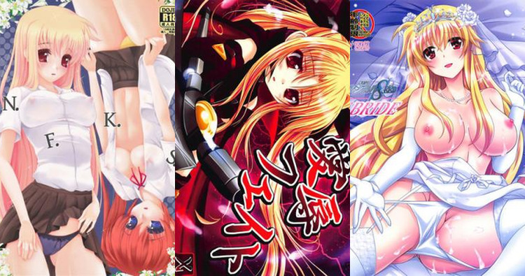 Fate Testarossa's Bridal Schoolgirl Orgy: 500 Stockings-Clad Climaxes in Mahou Shoujo Lyrical Nanoha