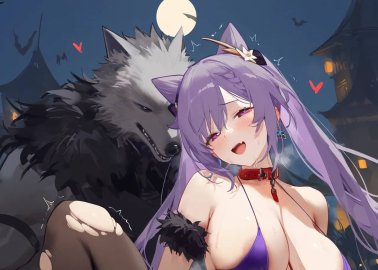 Keqing's Wild Double Penetration Orgy in Genshin Impact with Lumine, Ganyu, and Yae Miko's Bondage Toys