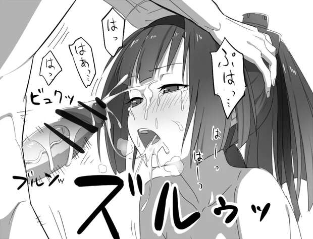 Akizuki's Naval Ecstasy: Kantai Collection FFM Threesome with Teitoku & Teruzuki Unleashes Military-Grade Anal Pleasure - pic 2