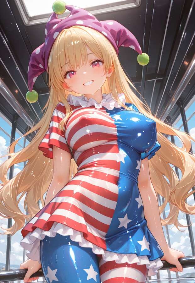 Clownpiece's Lewd Lunar Carnival: Futanari Footjobs and Nakadashi Gangbangs in Touhou Project - pic 1