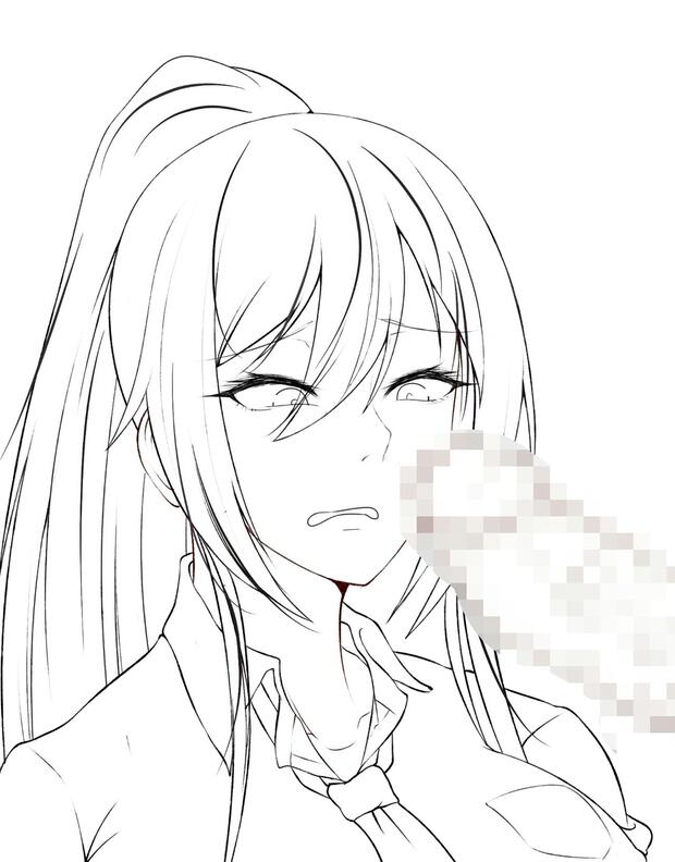 Sakuya Shirase's Wild Ahegao Blowjob Orgy in The Idolmaster with Producer and Mika Jougasaki - pic 1