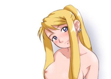 Riza Hawkeye's Explosive Big Breasts Paizuri Orgy in Fullmetal Alchemist with Mustang, Edward, and Winry Femdom Threesome