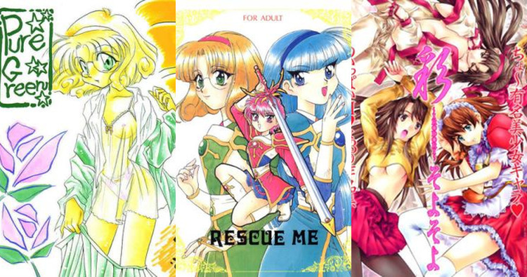 Fuu Hououji's Lolicon Glasses Fantasy Unleashed in Magic Knight Rayearth Group Ravaging with Umi Ryuuzaki