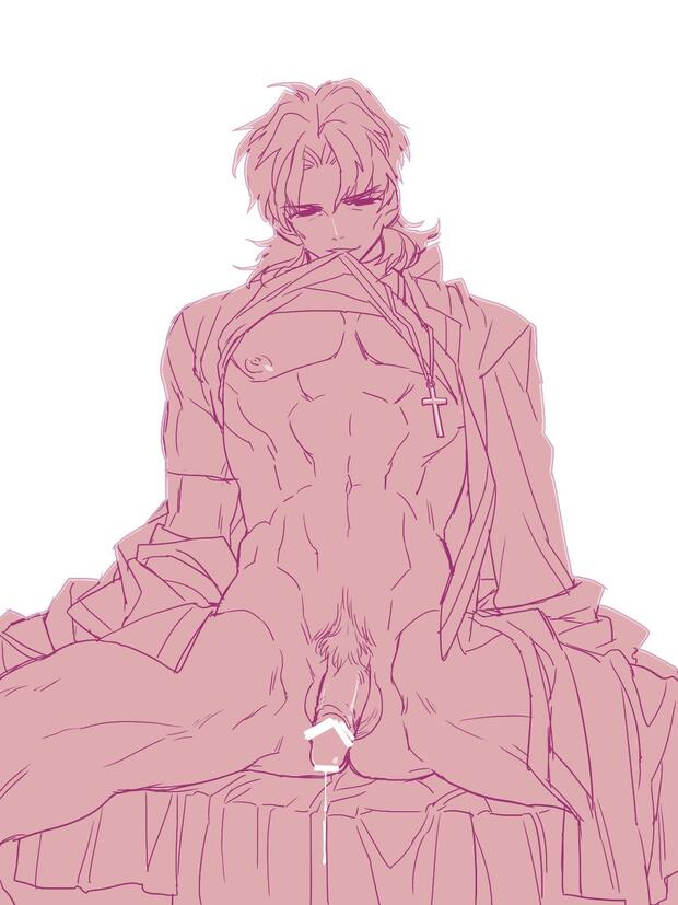 Kirei Kotomine Dominates Yaoi Anal Ecstasy in Fate/Zero and Fate/Stay Night with Gilgamesh and Kiritsugu - pic 3