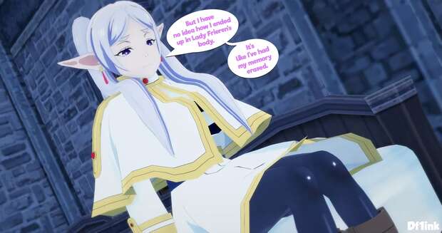 Frieren's Elf Enchantment Unleashed: Mind Control and Bondage with Fern in Sousou No Frieren Hentai - pic 2