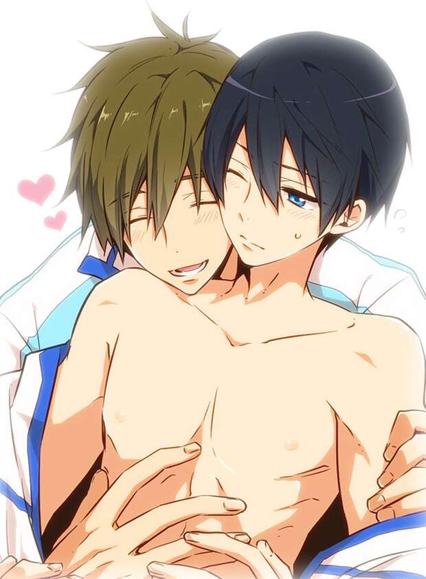 Makoto Tachibana's Anal Desires Unleashed in Free! Yaoi Swim Session with Haruka Nanase - pic 4