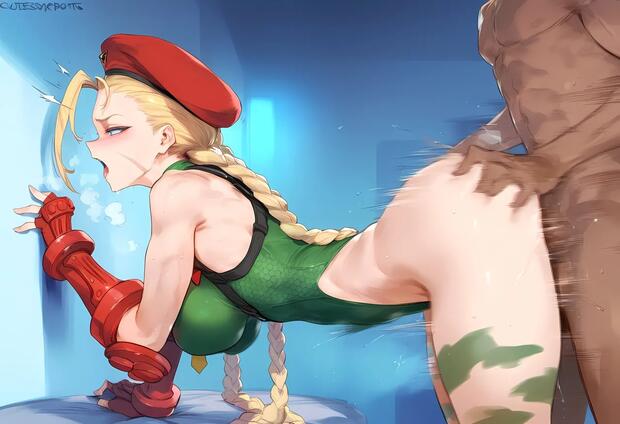 Cammy White's Brutal Yuri Futanari Orgy in Street Fighter: Bondage Torture and Cervix Rape with Chun-Li and Morrigan - pic 1