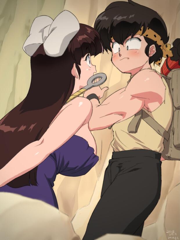 Ranma Saotome's Wild Gender Bender Orgy in Ranma 1/2 with Akane Tendo's Footjob and Futanari Twists - pic 4
