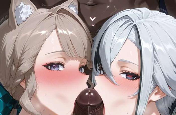 Focalors | Lady Furina's Erotic Dominion in Genshin Impact: Blowjobs, BBM, and Sole Male Encounters with Charlotte & Clorinde