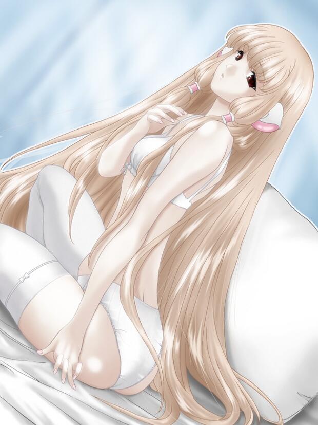 Chii's Seductive Robot Awakening in Chobits Crossover: Group Lolicon Orgy with Big Breasts, Stockings, and Sleeping Chloroform Fun Featuring Sakura Kinomoto and Chitose Hibiya - pic 1