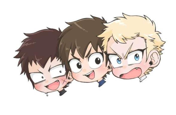 Eijirou Kirishima's Manly Yaoi Orgy Unleashed in My Hero Academia with Katsuki Bakugou and Denki Kaminari