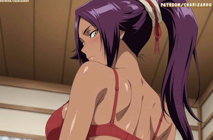 Yoruichi Shihoin Unleashes Futanari Fury in Bleach with Dark Skin Orgy Involving Soi Fon and More