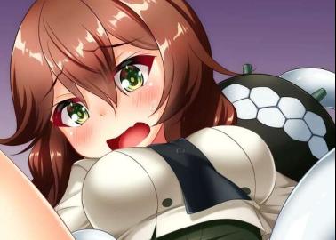 Amatsukaze's Naval Dominance: Dickgirl Temptress Unleashes Huge Breasts & Tentacle Ecstasy in Kantai Collection
