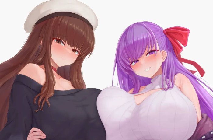 Hakuno Kishinami's Wild Ahegao Orgy in Fate/Extra with BB, Tamamo, and Red Saber's Big Breasts and Tails