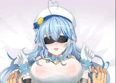 Yukihana Lamy's Lewd Hololive Adventures: Elf Vtuber Unleashes Big Breasts & Blowjob Fantasies with Nekomata Okayu
