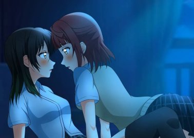 Ai Miyashita's Steamy Yuri Seduction in Love Live Nijigasaki: Schoolgirl Paizuri, Blowjobs, and Nakadashi with Rina Tennoji and Setsuna Yuki