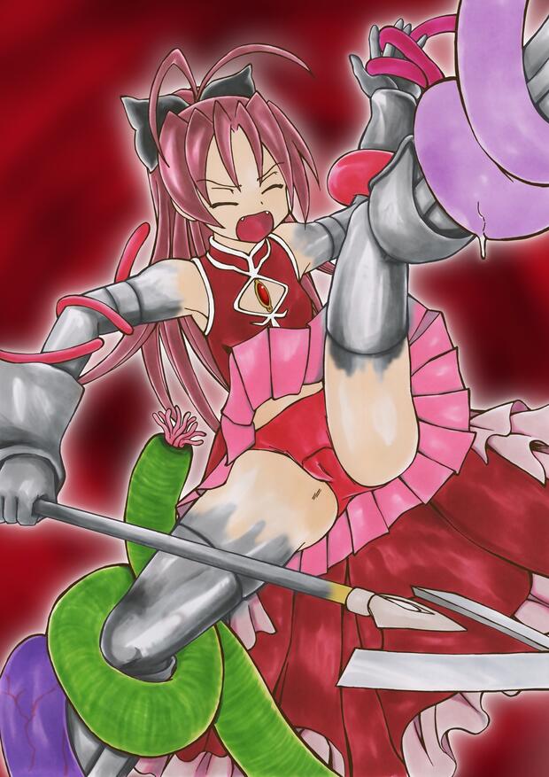 Madoka Kaname's Futanari Awakening in Puella Magi Madoka Magica: Yuri Bondage with Homura and Mami's Big Breasts - pic 3