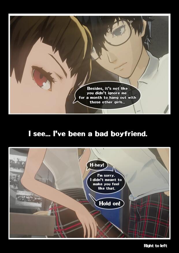 Makoto Niijima's Mind-Breaking Prostitution Descent in Persona 5 with Akira Kurusu and Busty Allies - pic 5