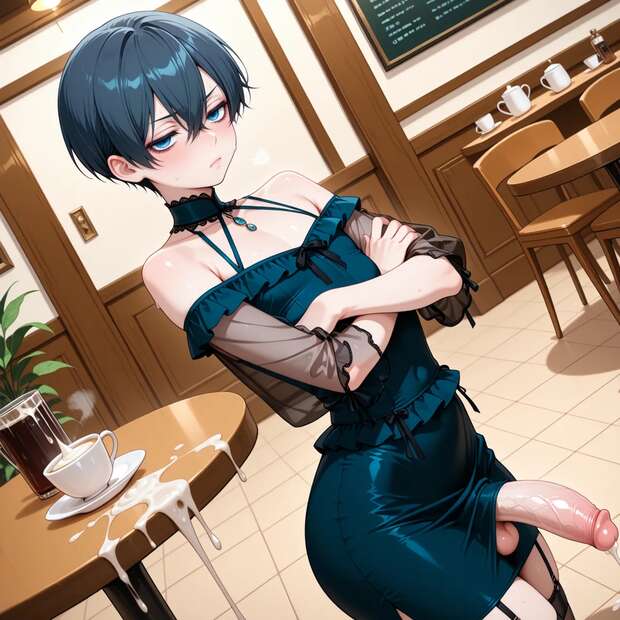 Ciel Phantomhive's Yaoi Ecstasy: Black Butler's Eyepatch Tomgirl Ravaged in Anal Scenes with Sebastian Michaelis - pic 1