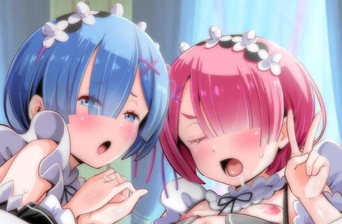Rem's Maid Uniform Ripped Open in Re:Zero Kara Hajimeru Isekai Seikatsu: Subaru's Rough Tracksuit Ravaging Leads to Full Color Climax