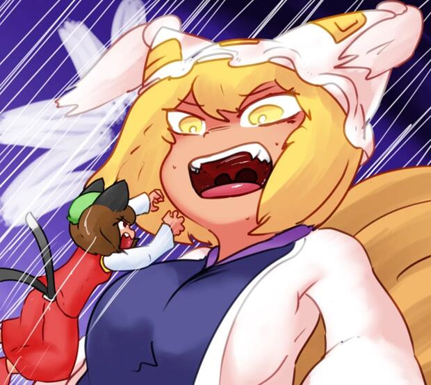 Nazrin's Wild Tentacle Orgy in Touhou Project: Mouse Girl Futanari Domination with Nue and Byakuren - pic 3