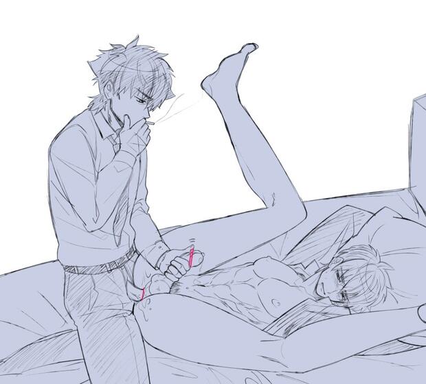 Kirei Kotomine Dominates Shirou Emiya in Fate/Zero Yaoi Anal Frenzy with Blindfolded Catboy Twists - pic 1