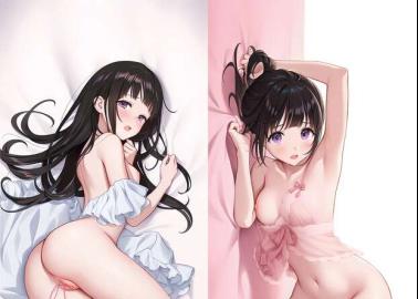 Eru Chitanda's Lewd Hyouka Escapade: Maid Uniform FFM Threesome with Houtarou Oreki's Dominant Desires