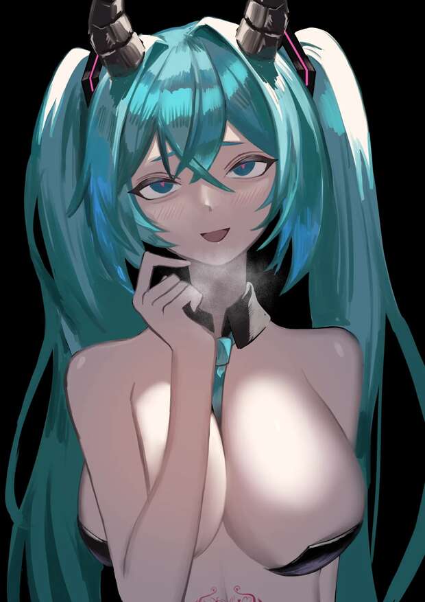 Rin Kagamine's Schoolgirl Defloration & Futanari Fantasies Unleashed in Vocaloid Orgy - pic 3