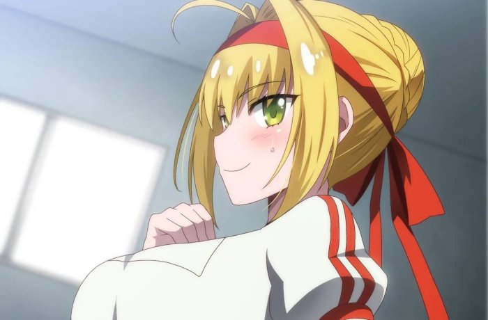 Red Saber Unleashes Big Breasts and FFM Threesome Passion in Fate Grand Order with Gudao and Tamamo No Mae