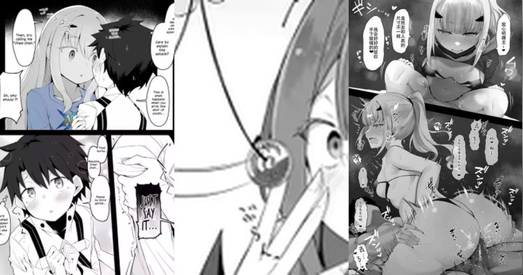 Melusine's Fate Grand Order Ecstasy: Sole Female Nakadashi Orgy with Gudao's Blowjob Mastery