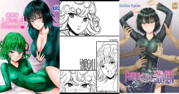 Jigoku No Fubuki's Wild Group Orgy in One Punch Man: Big Breasts Bouncing with Futanari Tatsumaki and Bald Saitama's Nakadashi Anal Fury