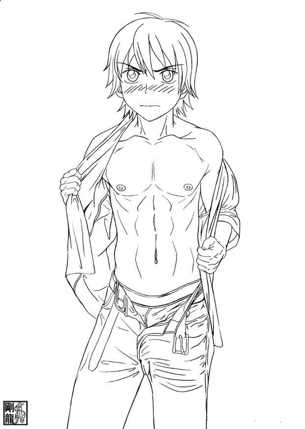 Takaya Abe's Seductive Yaoi Anal Adventure in Swimsuit with Ren Mihashi in Ookiku Furikabutte - pic 5