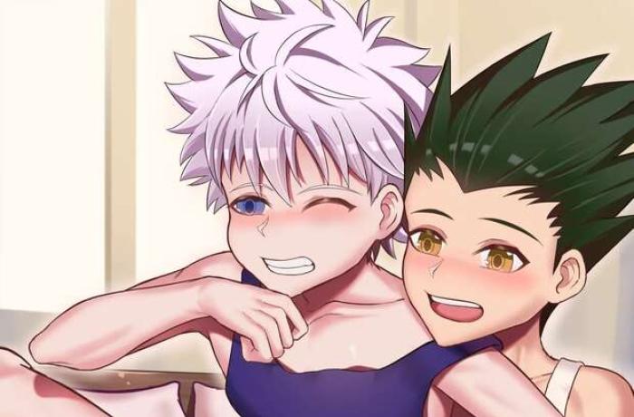 Gon Freecss Surrenders to Yaoi Anal Pleasure with Killua Zoldyck in Hunter X Hunter Hentai Extravaganza