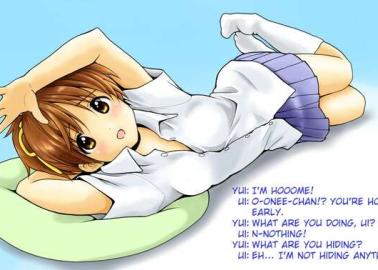 Ui Hirasawa's Lewd School Days: K-On! Sister's Forbidden Orgy with Sex Toys and Lolicon Fantasies