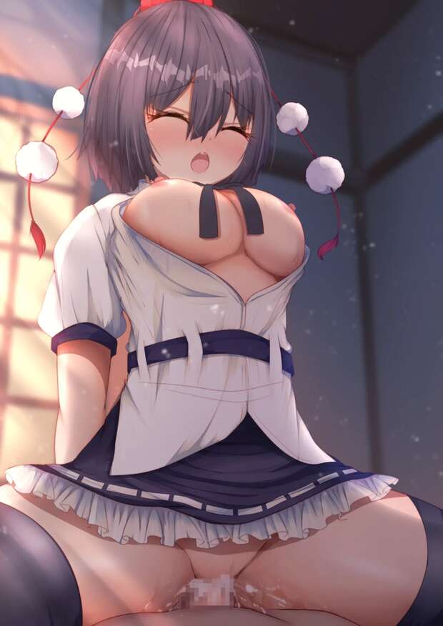 Touhou's Hatate Himekaidou vs Street Fighter's Sakura Kasugano: A Lewd Showdown - pic 5