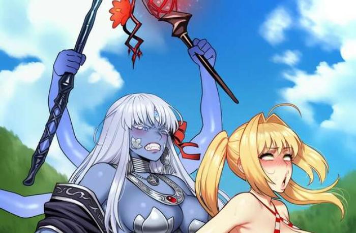 Saitama's Bald Power vs Barghest's Voluptuous Curse: One Punch Man Collides with Fate Grand Order in Hentai Inferno