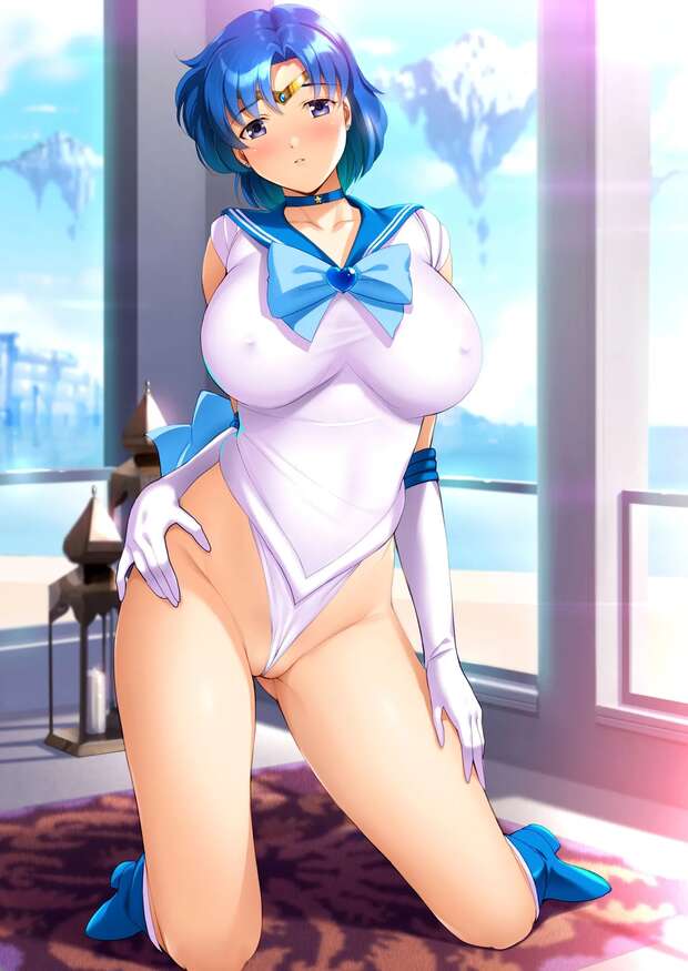 Sailor Mercury's Tentacle Torment vs Kyoko Otonashi's Forbidden Desires: Sailor Moon & Maison Ikkoku Hentai Showdown - pic 4