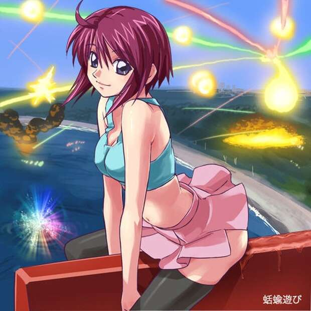 Natarle Badgiruel's Gundam Seed Command vs Kos Mos' Xenosaga Seduction: Ultimate Hentai Clash - pic 2