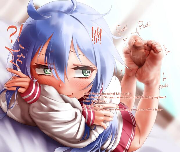 Konata Izumi's Lucky Star Lolicon Seduction vs Keqing's Genshin Impact Futanari Impregnation: Who Wins in Erotic Bondage Ecstasy? - pic 1