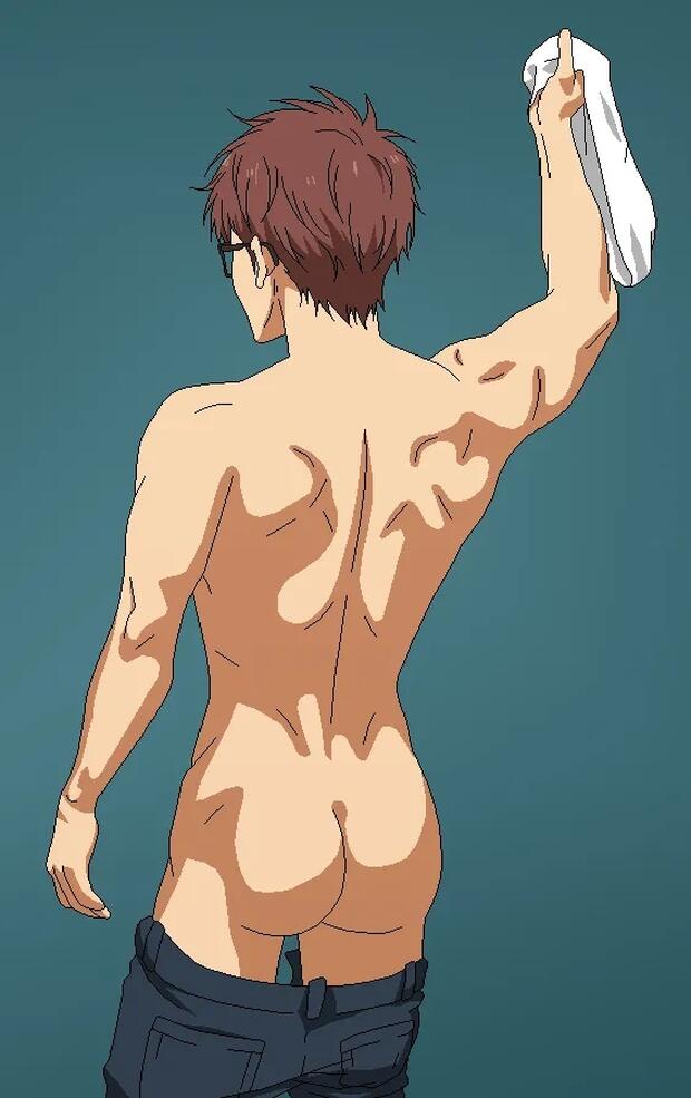 Shiroko Sunaookami's Wild Kemonomimi Desires in Blue Archive Clash with Makoto Tachibana's Steamy Halo Fantasies in Free – Who Wins in Nakadashi Ecstasy? - pic 3