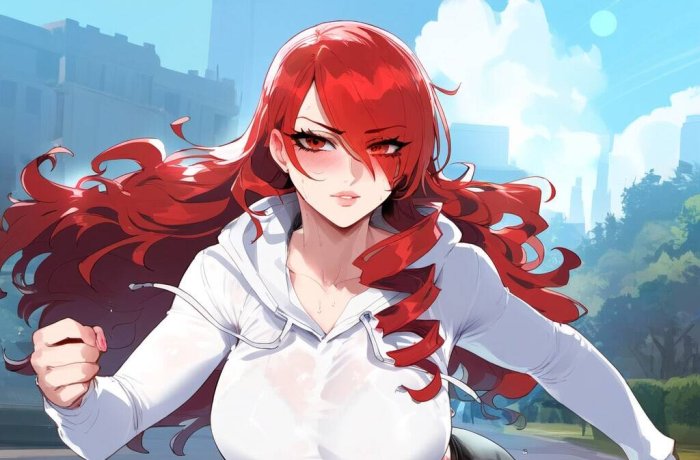 Mitsuru Kirijo's Bound Big Breasts in Persona 3 Yuri vs Marisa Kirisame's Toyed Lolita Charm in Touhou Project Hentai