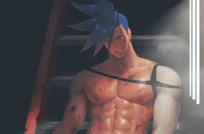 Mari Iochi's Swimsuit Seduction in Blue Archive vs Lio Fotia's Fiery Twintails Passion in Promare: Erotic X-Ray Ecstasy