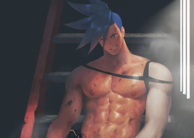 Mari Iochi's Swimsuit Seduction in Blue Archive vs Lio Fotia's Fiery Twintails Passion in Promare: Erotic X-Ray Ecstasy