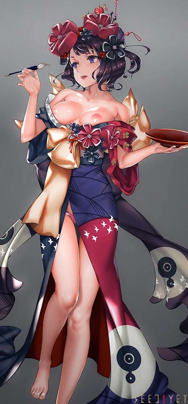 Musashi vs Hokusai hentai battle - pic 3
