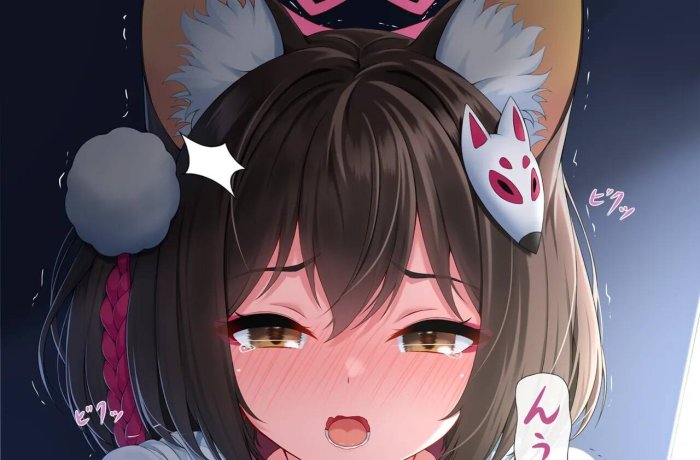 Izuna Kuda's Foxy Temptations in Blue Archive vs Nadeko Sengoku's Alluring Curses in Bakemonogatari and Nanoha: A Steamy Hentai Showdown