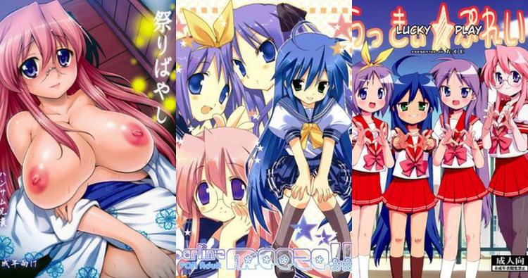 Miyuki Takara Hentai Exposed: Lucky Star's Glasses Girl in Big Breasts XXX Tales