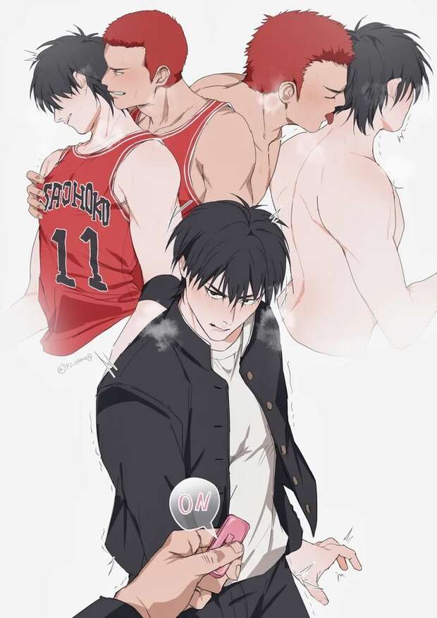 Hanamichi Sakuragi Hentai Guide: Slam Dunk Yaoi, Anal & Muscle Ecstasy - pic 6