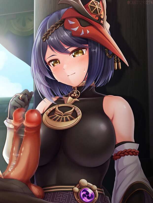 Sara Kujou Hentai Exposed: Genshin Impact's Tengu Temptress in XXX Ecstasy - pic 8